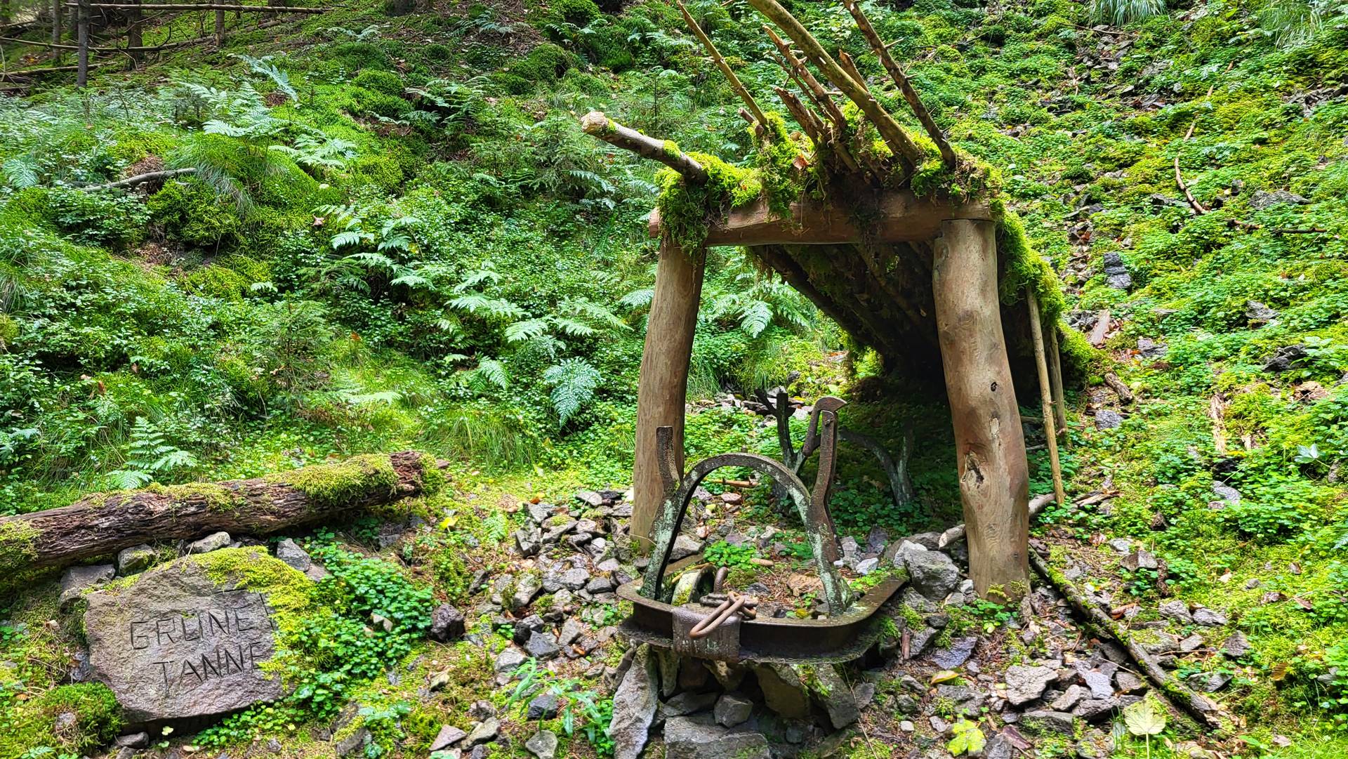 Hauptzugang der Manganerzgänge Mittelberg